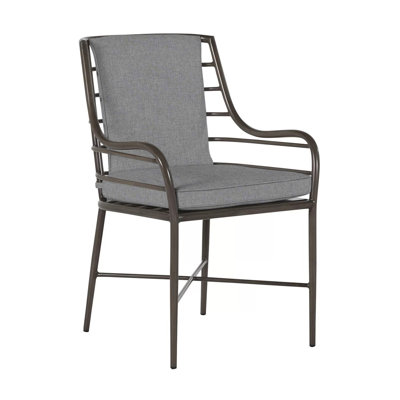 Carmel Aluminum Arm Chair - Slate Gray