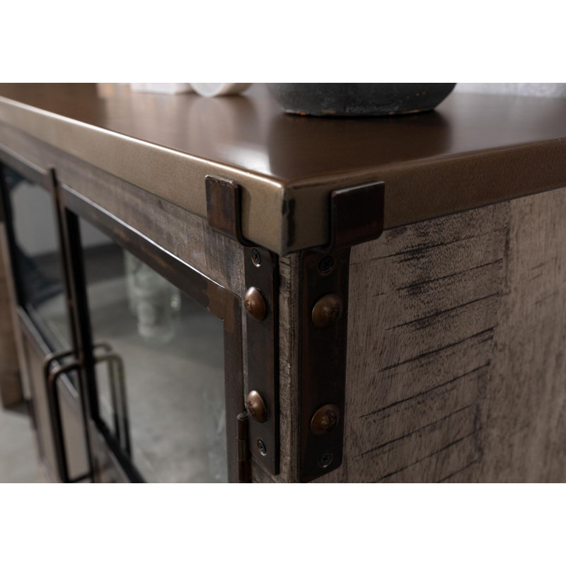 Heavy Industry 100cm Sideboard, Brown