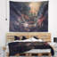 Tapisserie d'art abstrait de collage-28505813