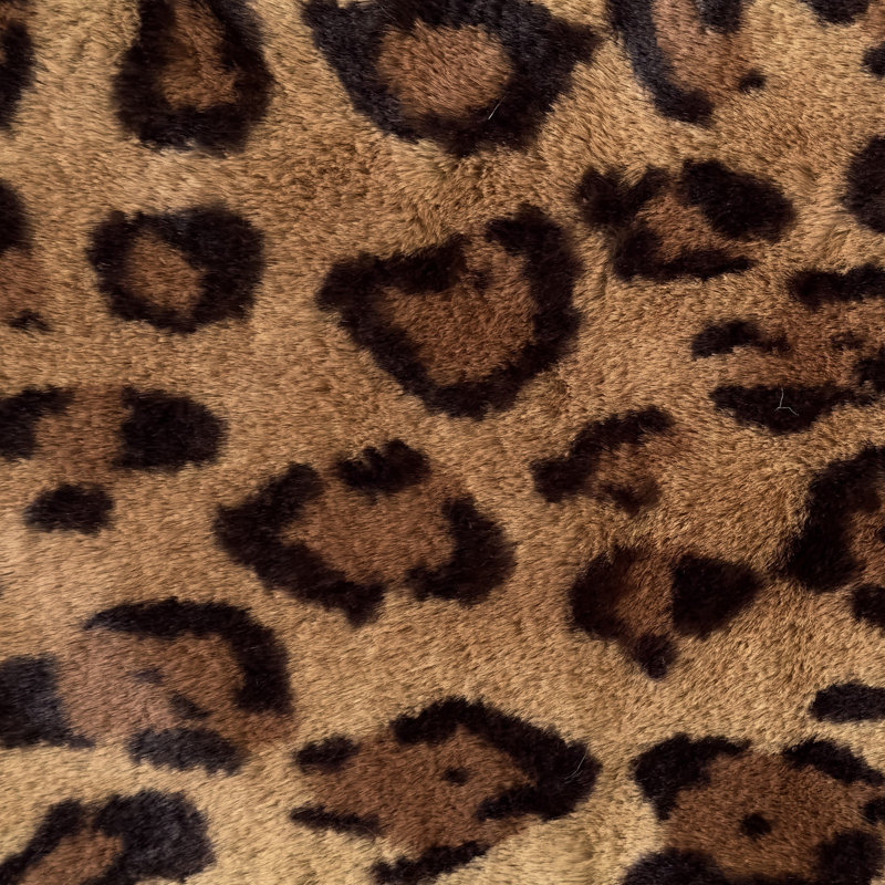 Animal Print Reversible Throw Pillow, 26" x 26", Animal Print, Light Brown/Brown