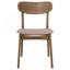 Chaise d'appoint en bois (ensemble de 2)