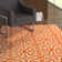 Tapis intérieur / extérieur orange Merdasa