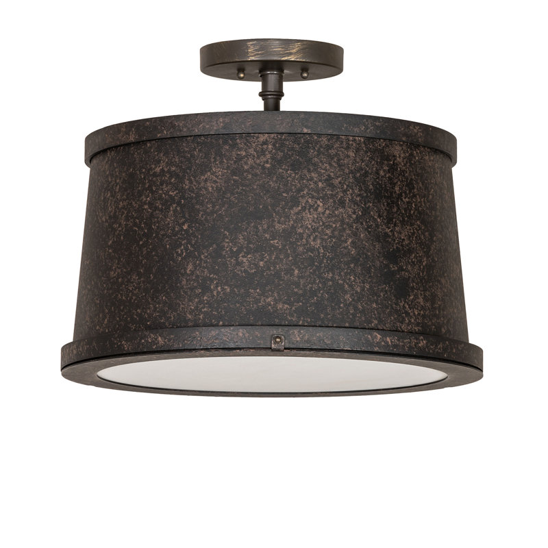 3 - Light Semi Flush Mount