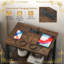 40cm W Metal Bedside Table