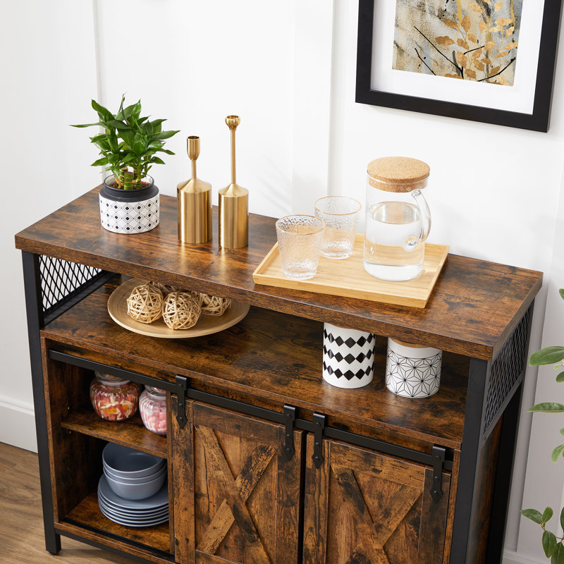 Ean Sideboard 100cm, Rustic Brown