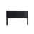 Queen Bed Wood Headboard, 64.4" Wide Black Oak, Modern Wall Mounted Fluted Wingback Design Scheme, Elegant Real Attribute, Contemporary 3d Constructed Look, And Quick To Assemble Size Wide, Style,-1401391836-1401391839