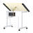 Crabtree 41'' Deluxe Craft Station, Adjustable Drafting and Hobby Table-1220886405