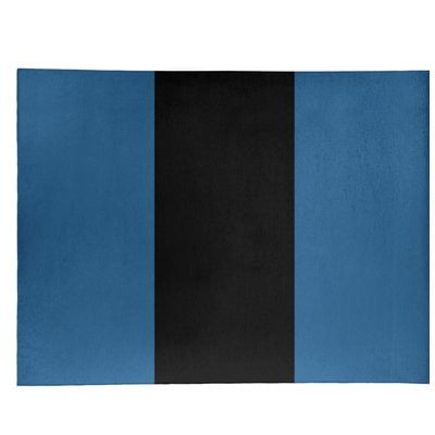 Tapis bleu à rayures de hockey national