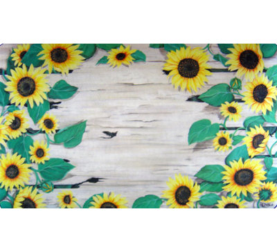 Dasan Non-Slip Floral Doormat