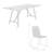 Marga Frinton/Shasta Rectangular 4 - Person 32" Long Dining Set with Cushions