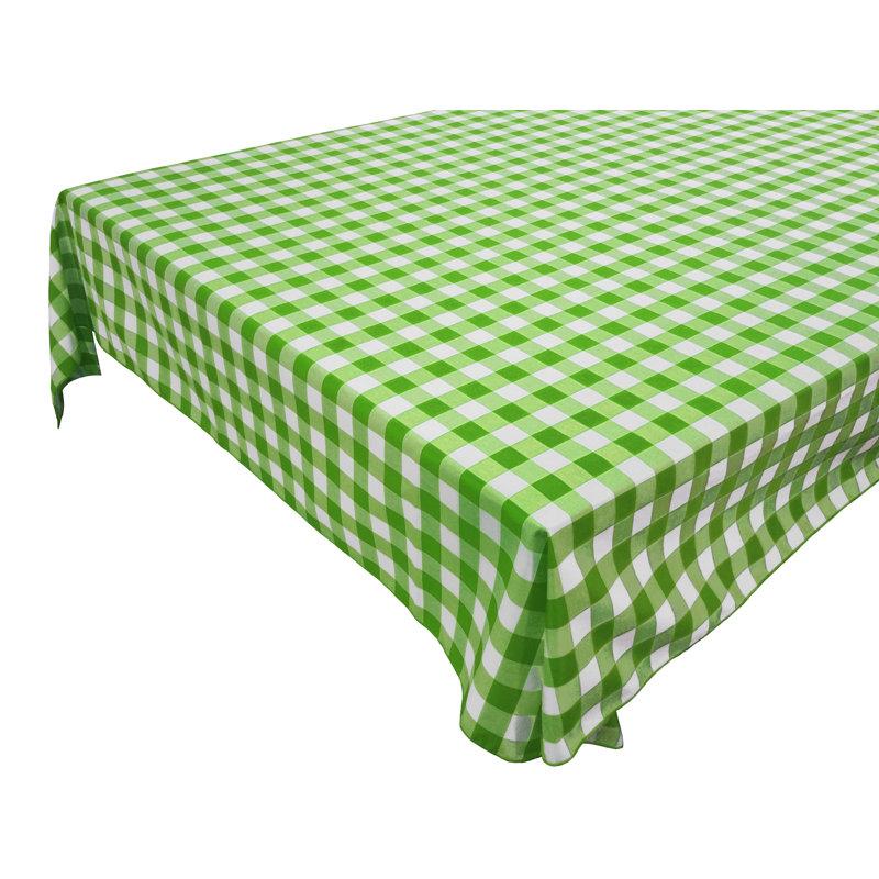 Nappes Gingham, L 60 po x l 48 po, Vert citron