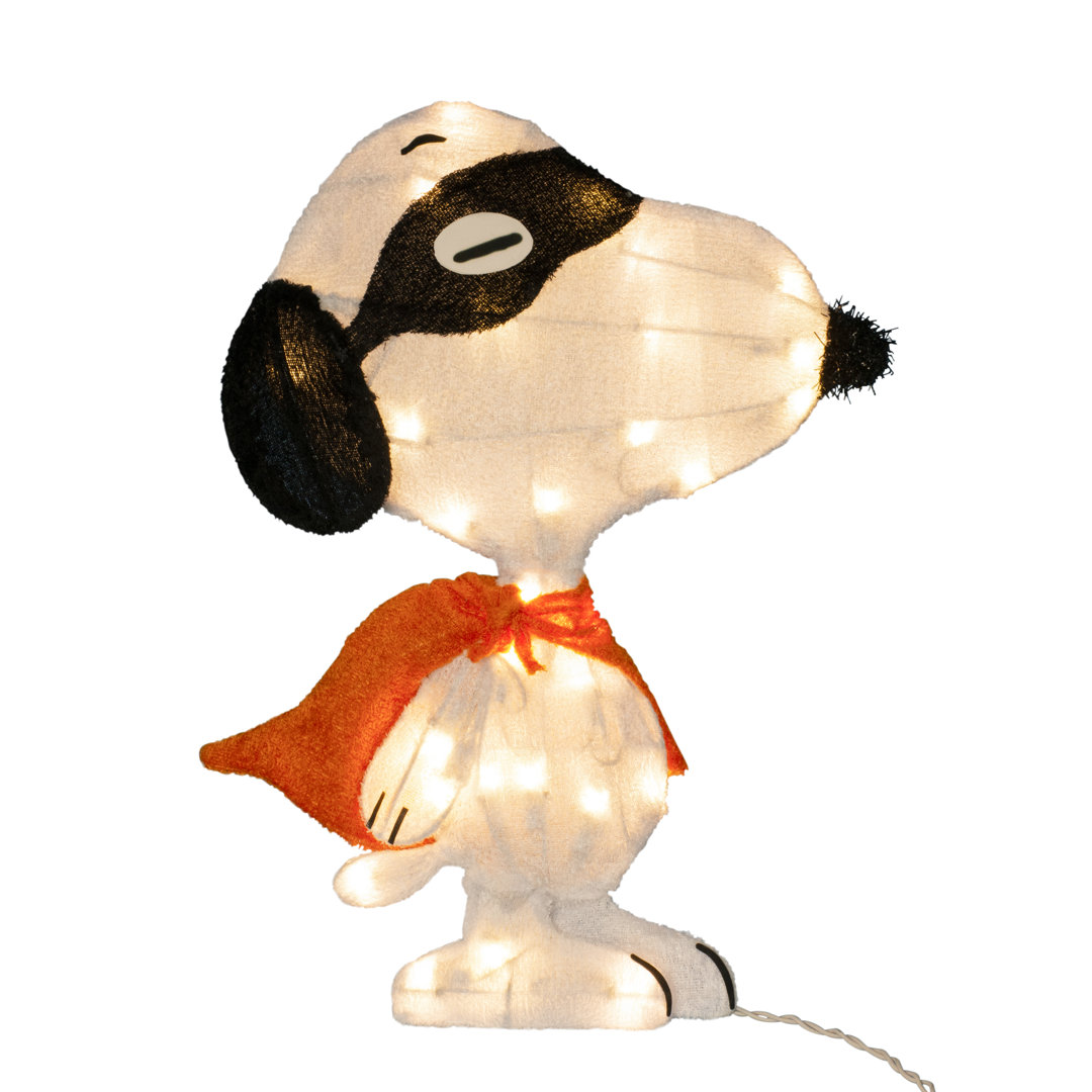 Peanuts 18in Peanuts LED PreLit Superhero Snoopy ProductWorks