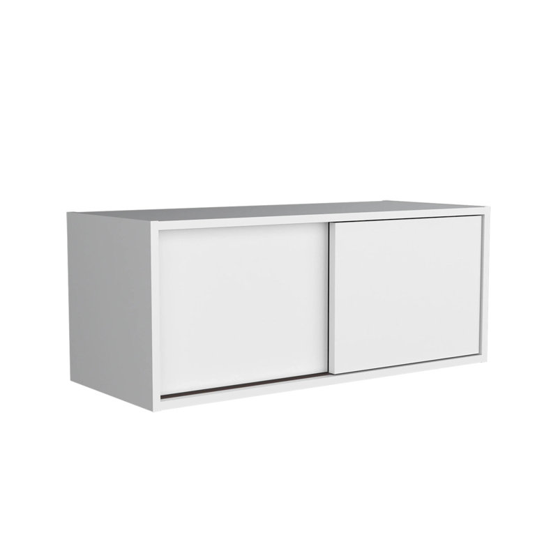 Floating Cabinet With Sliding Door