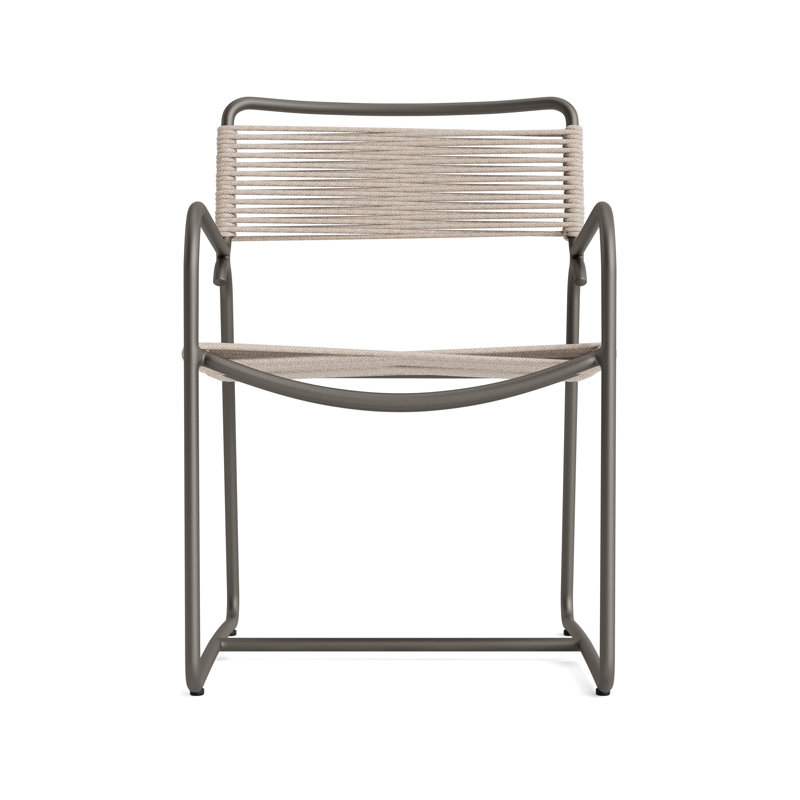 Walter Lamb Outdoor Armchair, Mica/Pebble