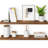 Miami Floating Shelves Set with Invisible Wall Mount Brackets-126282452-126284542
