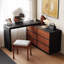 Makeup Vanity with Light mirror,6 drawers