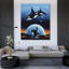 Reproduction d'art sur toile Beachcrest Home ™ Inconnue: Orques et lune-1081999561