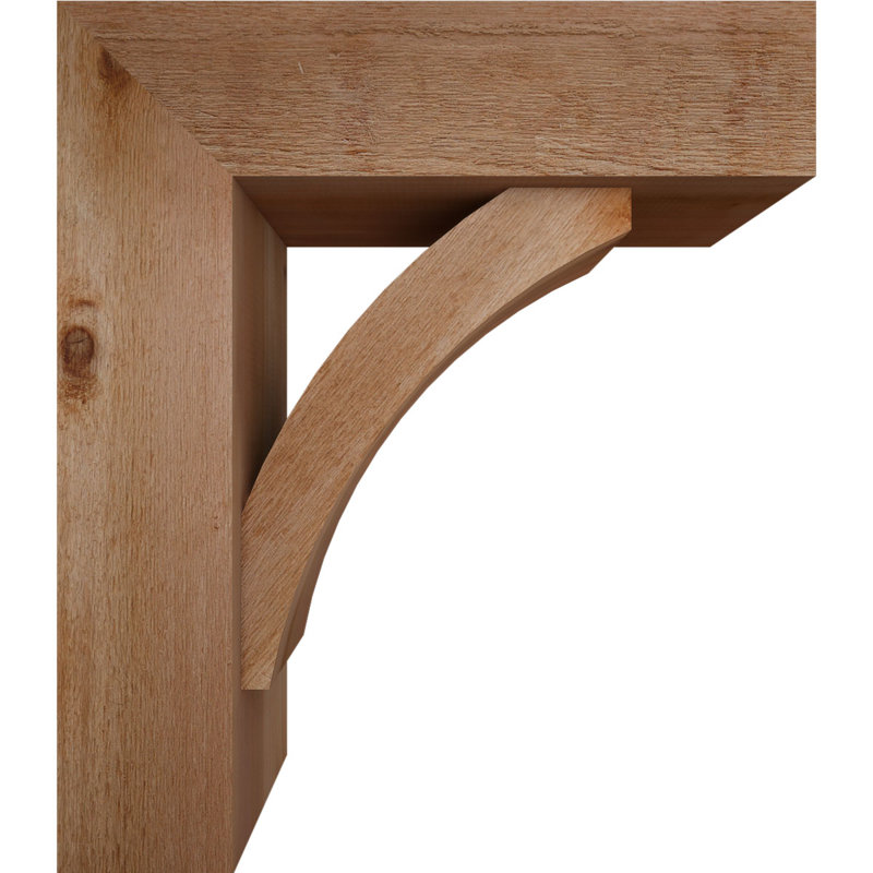 Support de bloc Thorton avec entretoise décalée, 30 x 26, Cèdre rouge occidental de l 8 po (scié brut)
