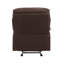 Fauteuil inclinable Arcadia Motion, microfibre chocolat
