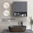 Kleankin Farmhouse Bathroom Wall Cabinet-1962563101