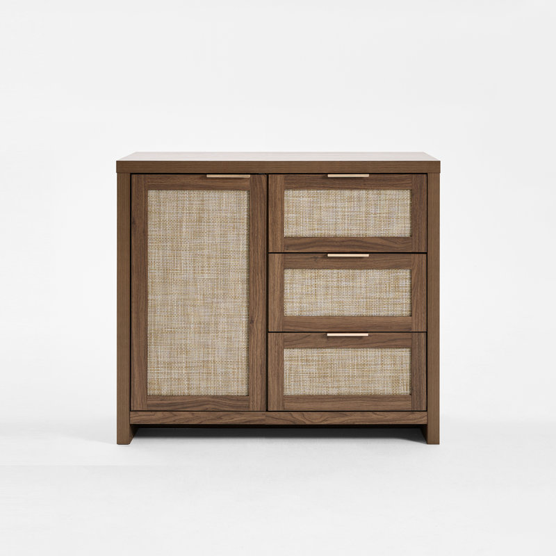 Dearbhaile 34'' Sideboard with 3 Drawers, Special Walnut