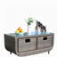 Table basse avec verre trempé