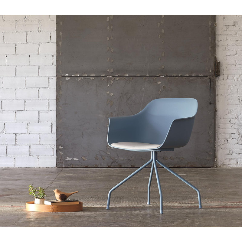 Shape Spider Outdoor Dining Armchair, White
