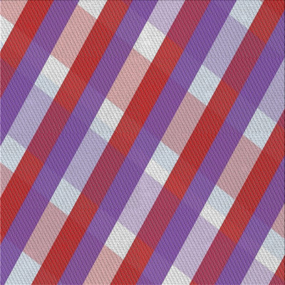 Tapis mauve à motif écossais Kieffer