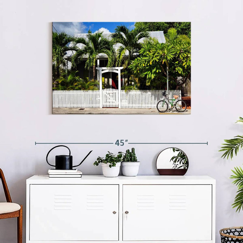 Lilie Key West Cottage, 24" H x 36" W
