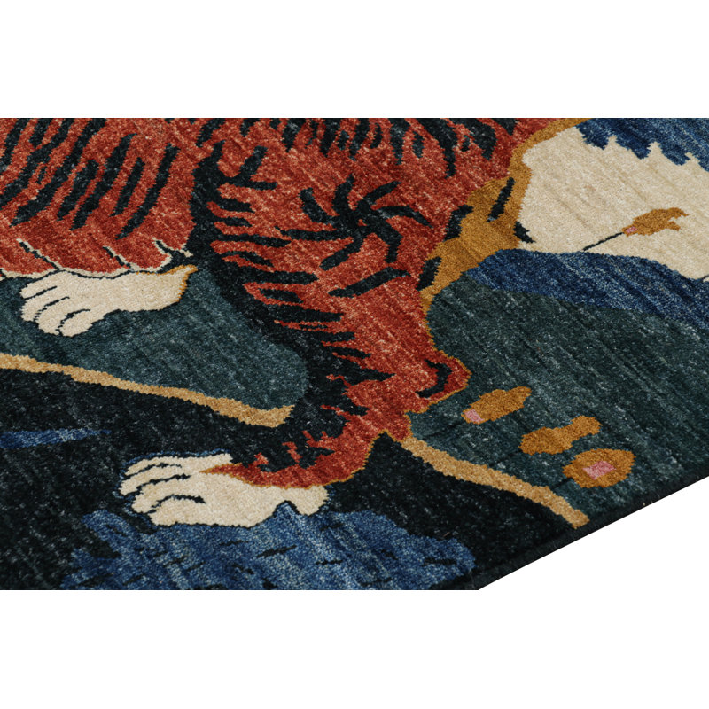 One-of-a-Kind 4'2X7'1 Hand Knotted Area Rug