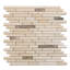 11.6" X 12" Linear Marble Mosaic Tile-60739594