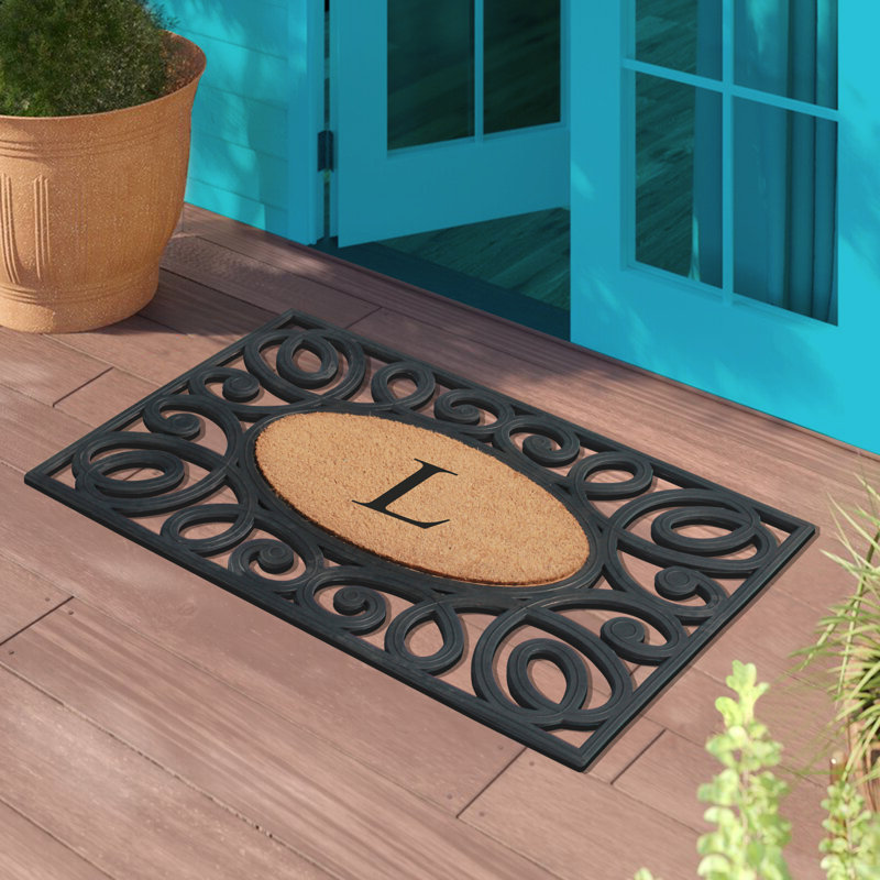 Paillasson antidérapant pour porte d'entrée 38 "x 23", L