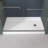 60" Single Threshold Shower Pan Base In White With Drain Assembly-110508777