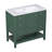 Rigden 36''Bathroom Vanity with Ceramic Top, One Cabinet and Three Drawers-652995242