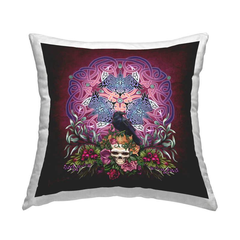  Geometric Polyester Throw Pillow