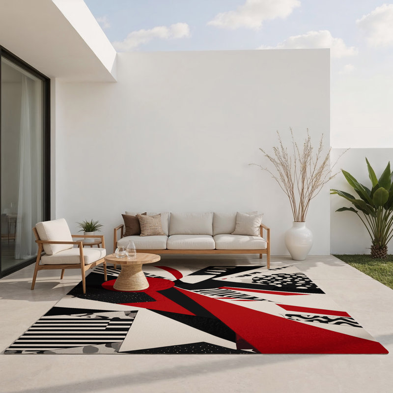 Solar Surge Indoor And Outdoor Area Rug, Rectangle 2' x 3'