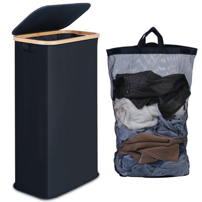 Bamboo Laundry Hamper with Handles