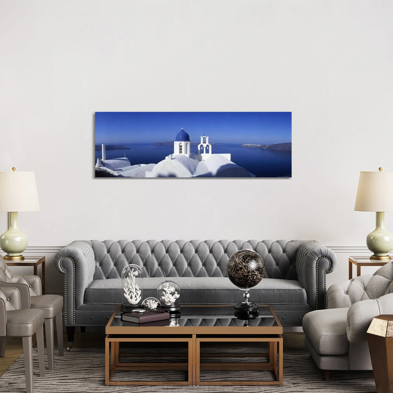 Greece - Wrapped Canvas Panoramic Print, 152.4 cm H x 50.8 cm W x 3.175 cm D