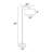 Ayimna 64'' Black Arched Floor Lamp