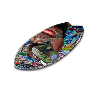 Katy Hirschfeld - Current Timing Decorative Acrylic Skimboard by Oliver Gal