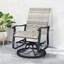 Fauteuil oscillant 2 pièces Outsunny