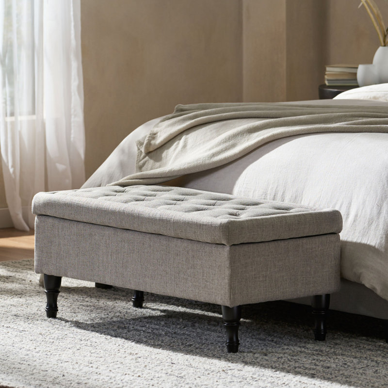 Modern Bench, Gray