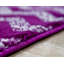 Tapis mauve à chevrons Friedegund-592114565