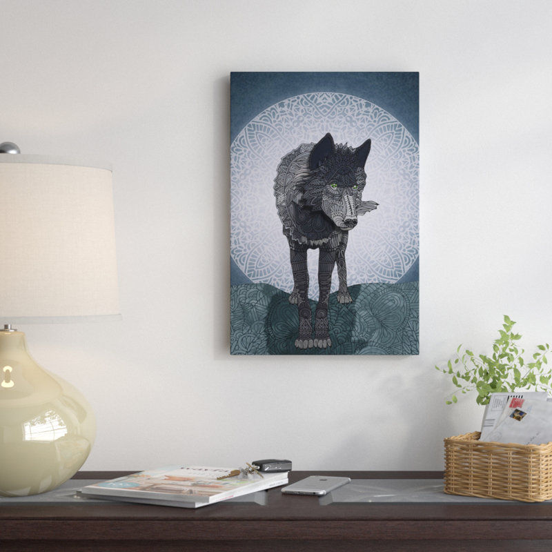 « watcher », impression sur toile tendue, H 40 po x l 26 po x P 1,5 po, Toile tendue, Pas de tapis