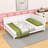 Modern Full Size Daybed with Elegant Armrest and Backrest-1137458391