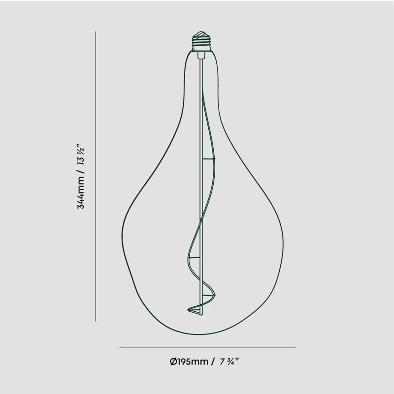1 - Light LED Pendant, Graphite