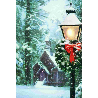 " Snowy Christmas Church "