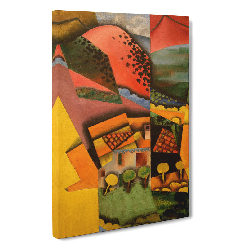 Landscape by Juan Gris - Wrapped Canvas Painting, 60cm H x 40cm W x 3cm D