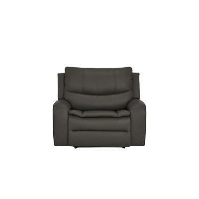 48.5"oversized Faux Leather Power Recliner With Adjustable Headrest by Latitude Run