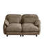 Canapé 2 places Cloud Feel, canapé modulable en tissu chenille doux avec assise profonde, combinaison libre pour un confort optimal dans un salon, appartement ou studio, brun-382398209